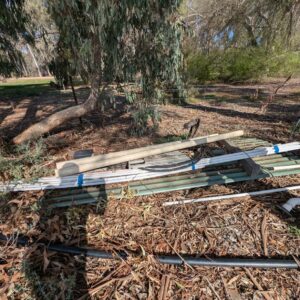 Pack of PVC pipes asstd lngths