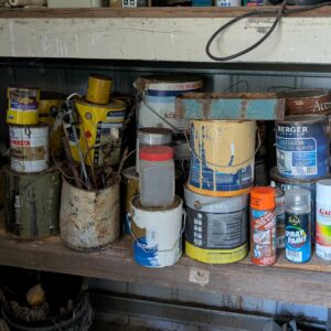 Paint tins - large asstd
