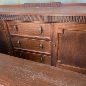 Antique sideboard matches dining suite